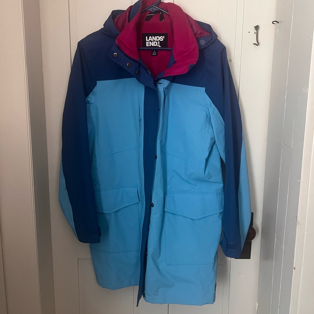 Lands End Rain Coat